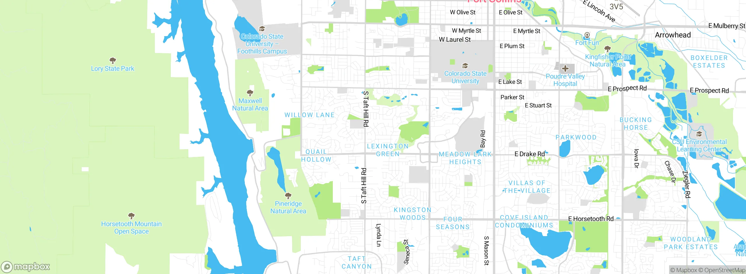 Map showing approximate location