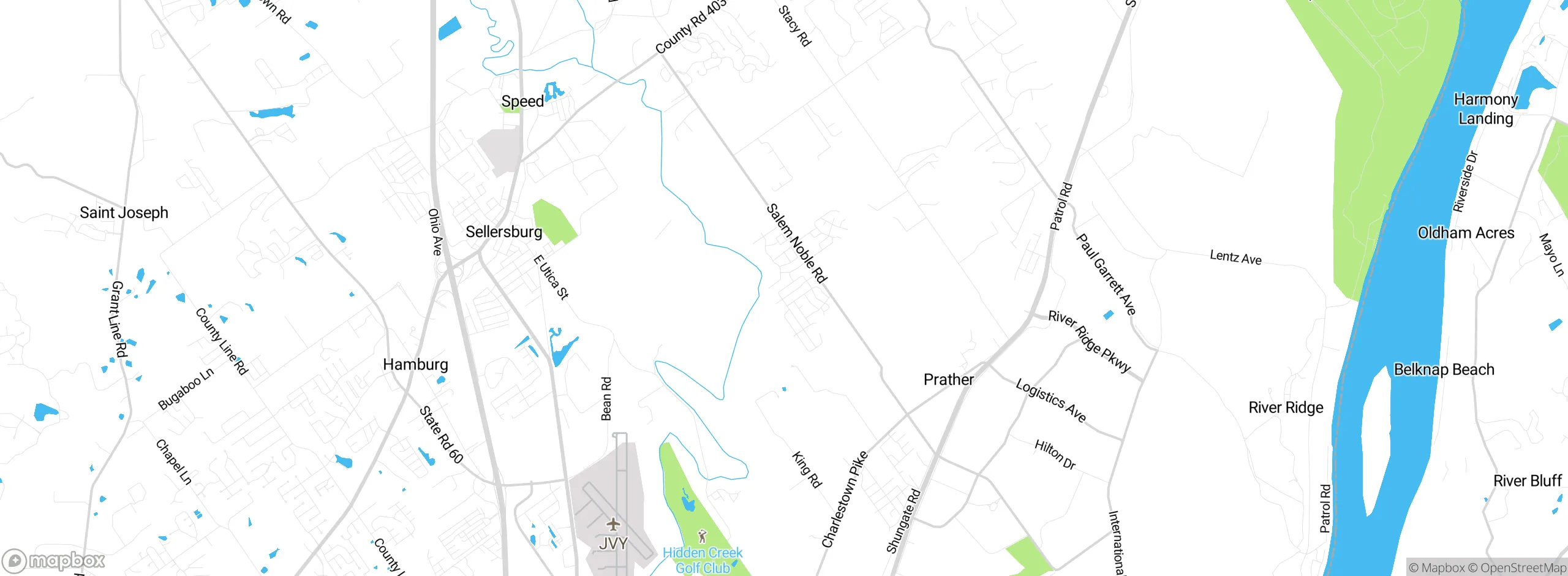 Map showing approximate location