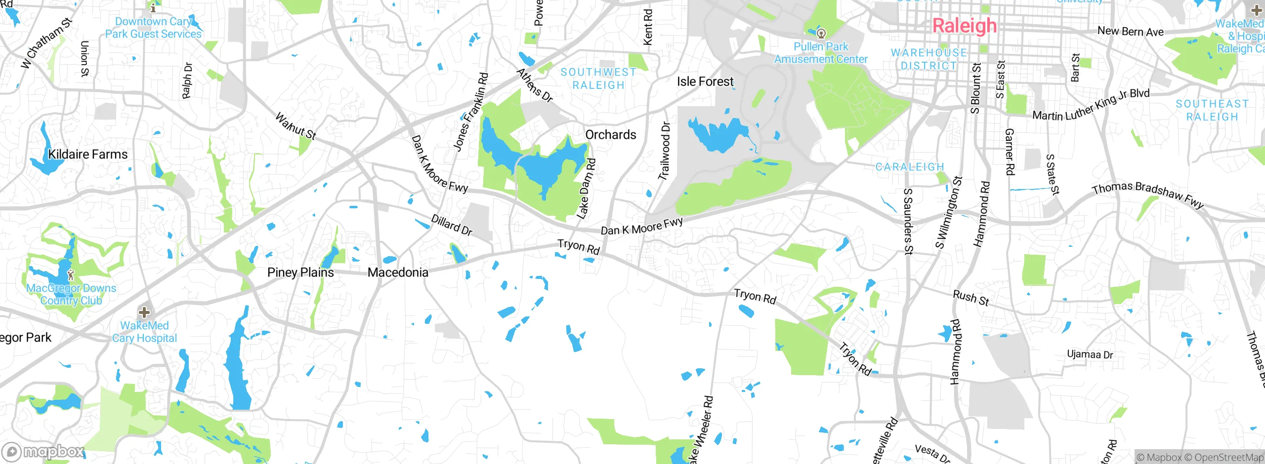 Map showing approximate location