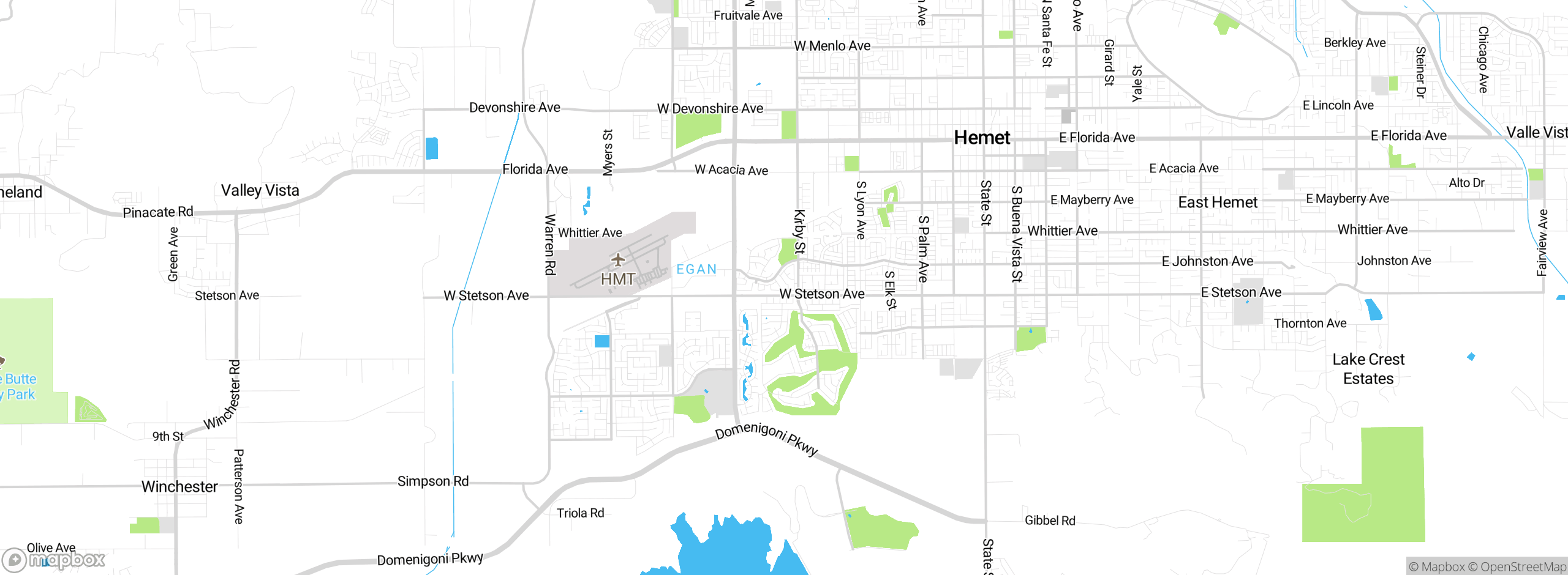 Map showing approximate location