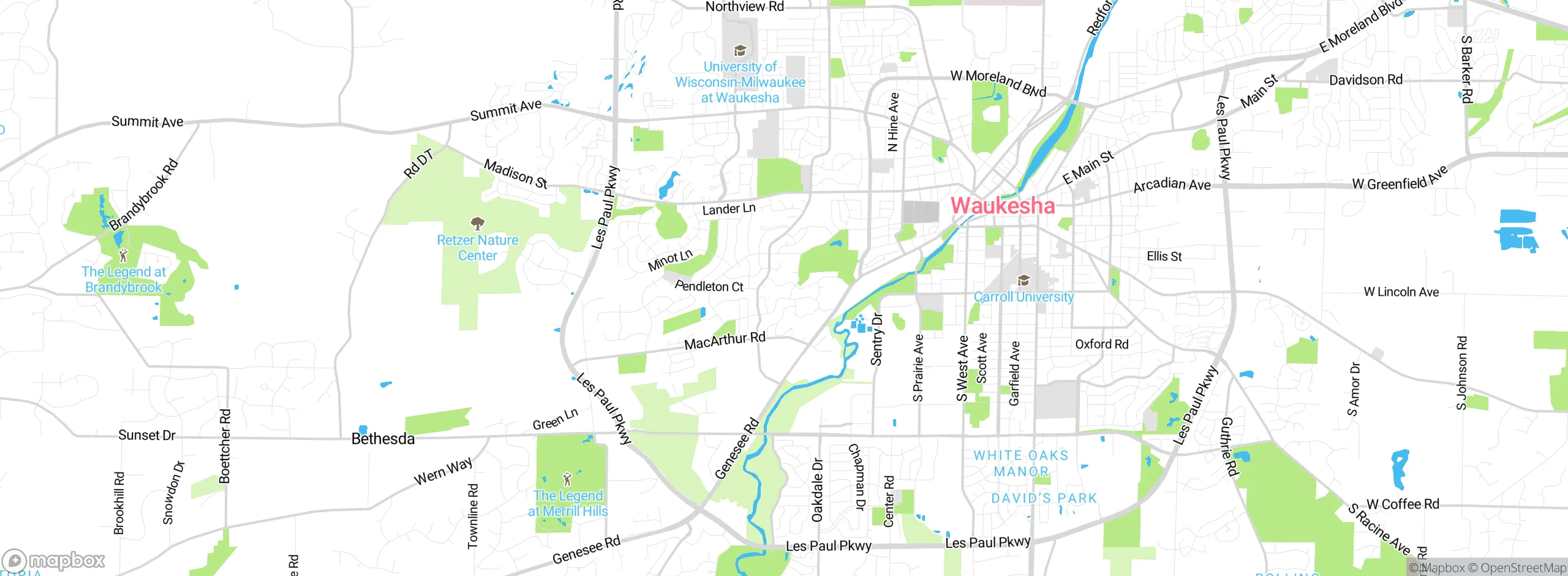Map showing approximate location