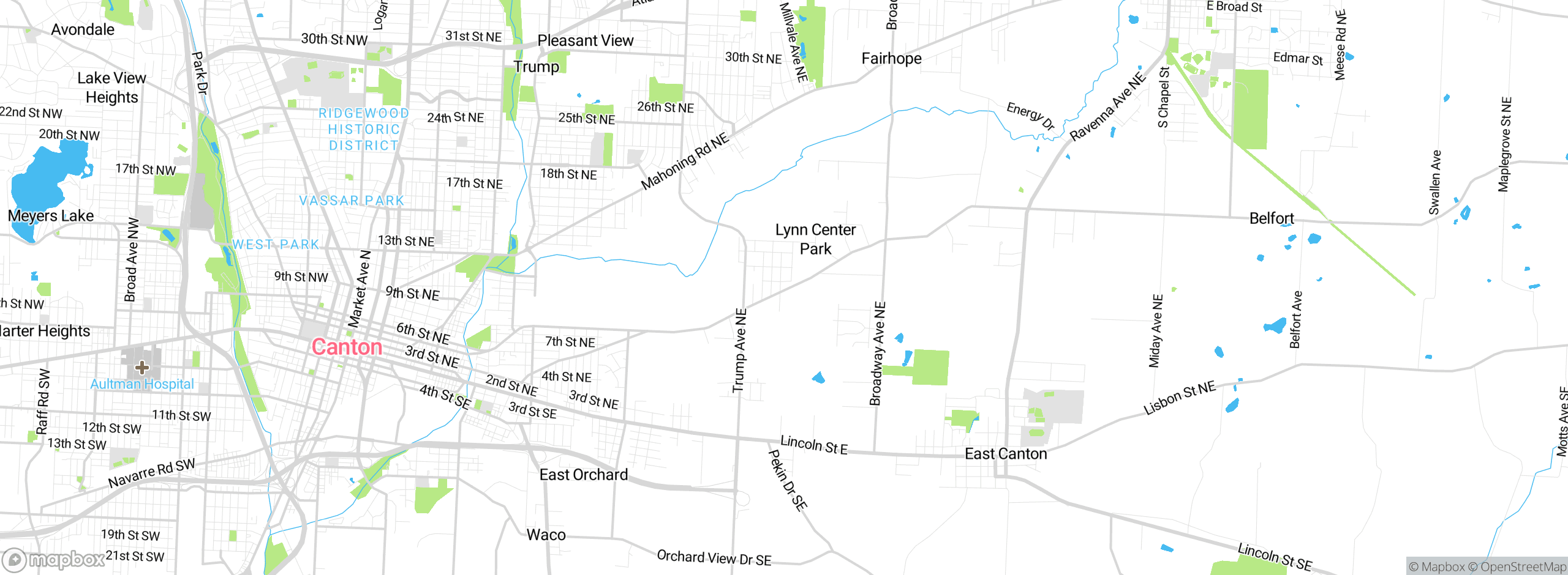 Map showing approximate location
