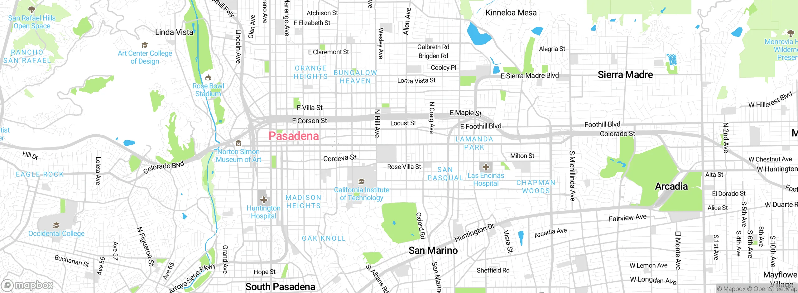 Map showing approximate location