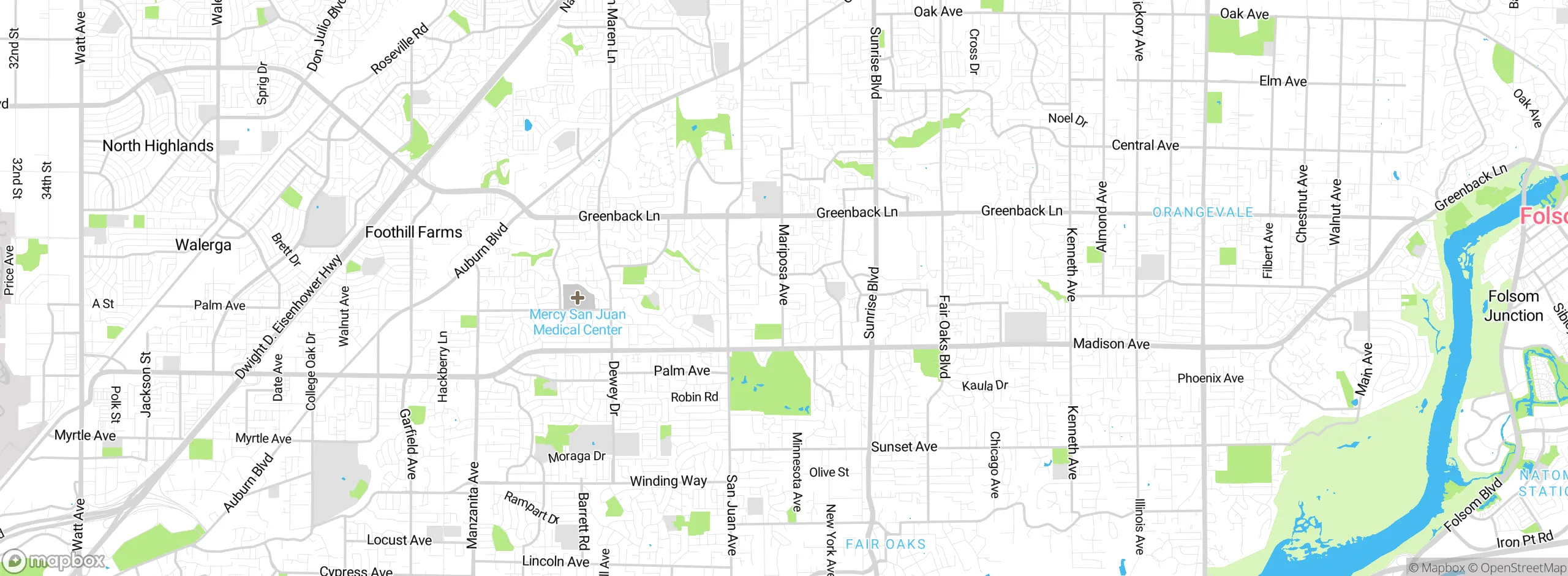 Map showing approximate location