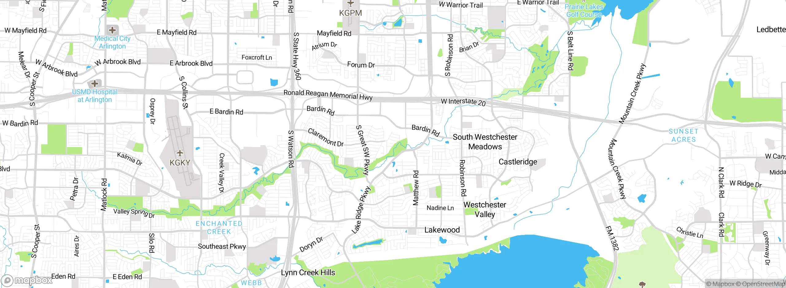 Map showing approximate location