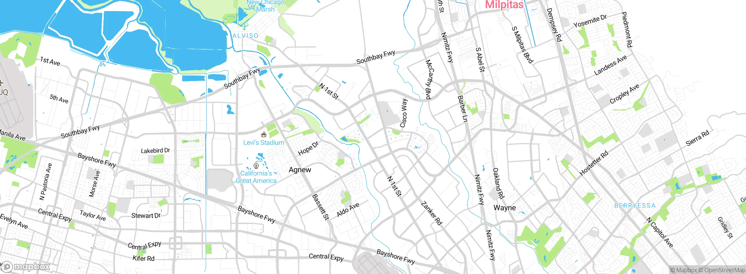 Map showing approximate location