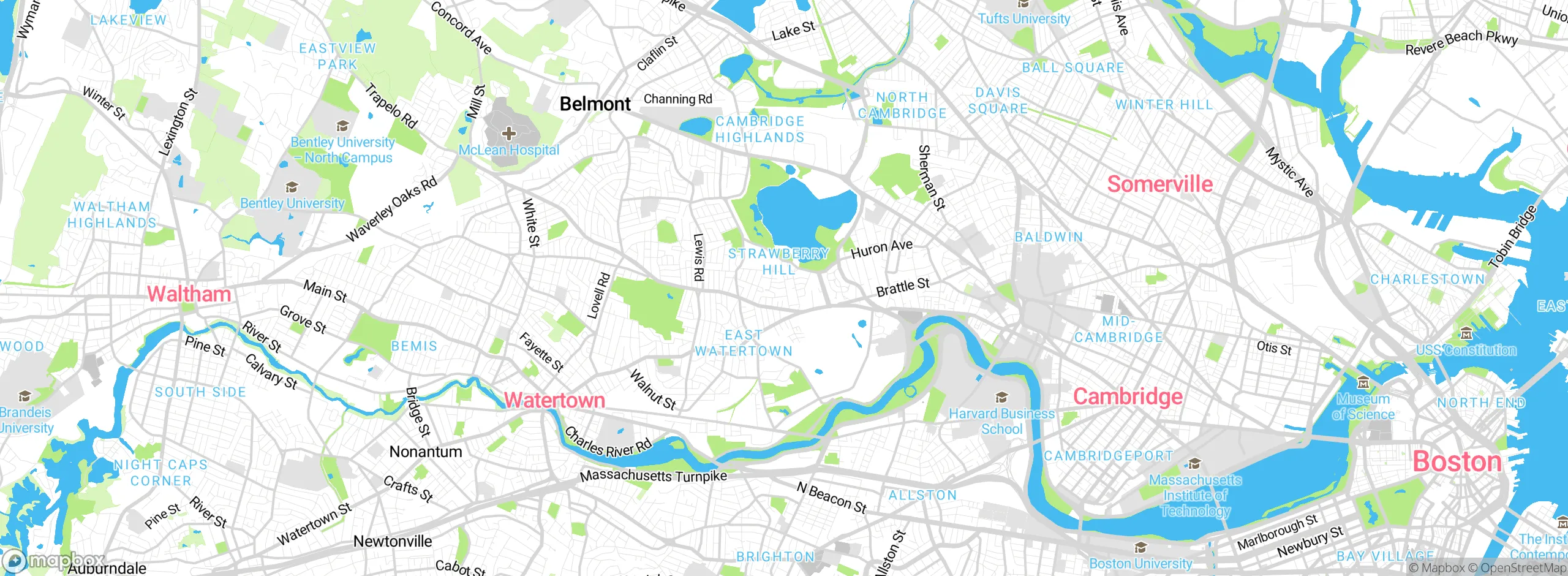 Map showing approximate location