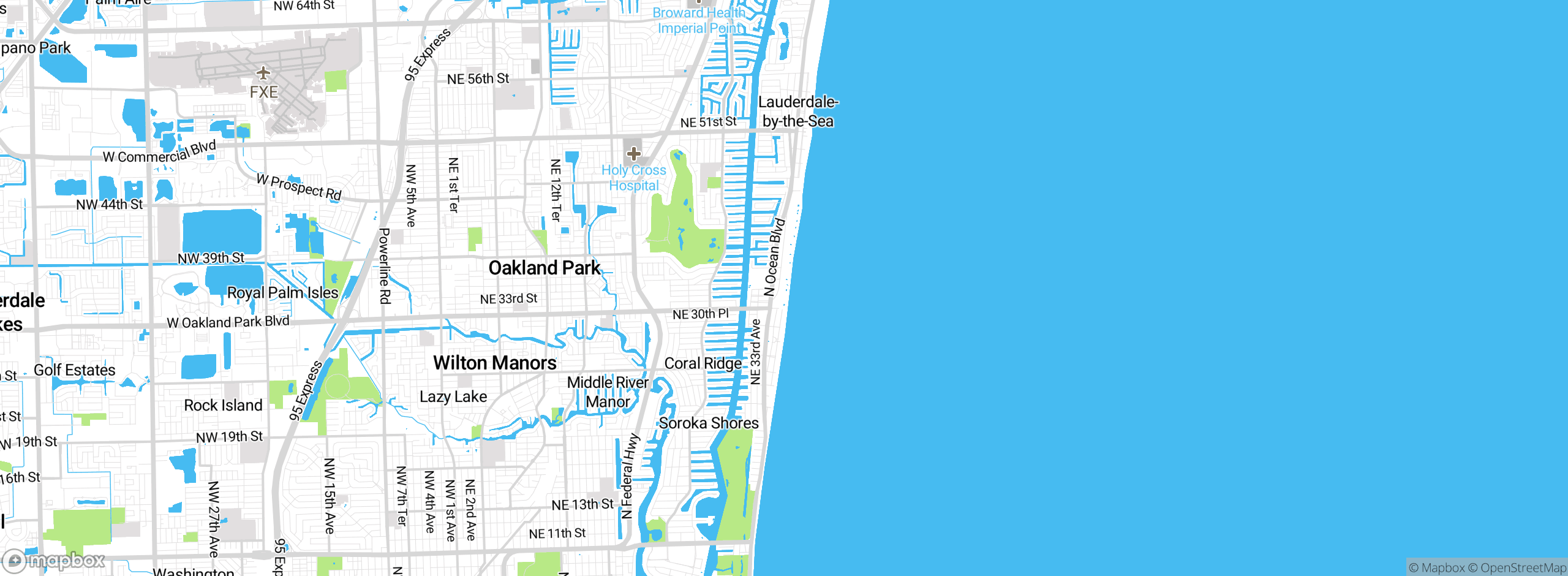 Map showing approximate location