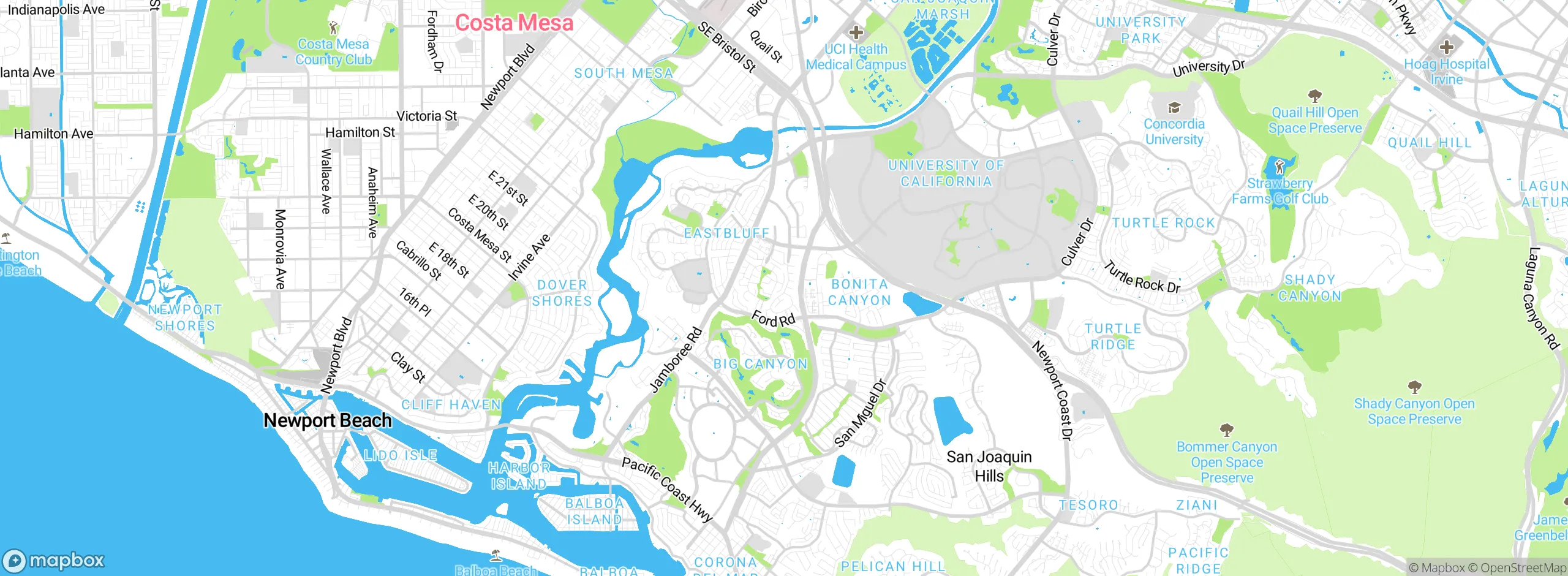 Map showing approximate location