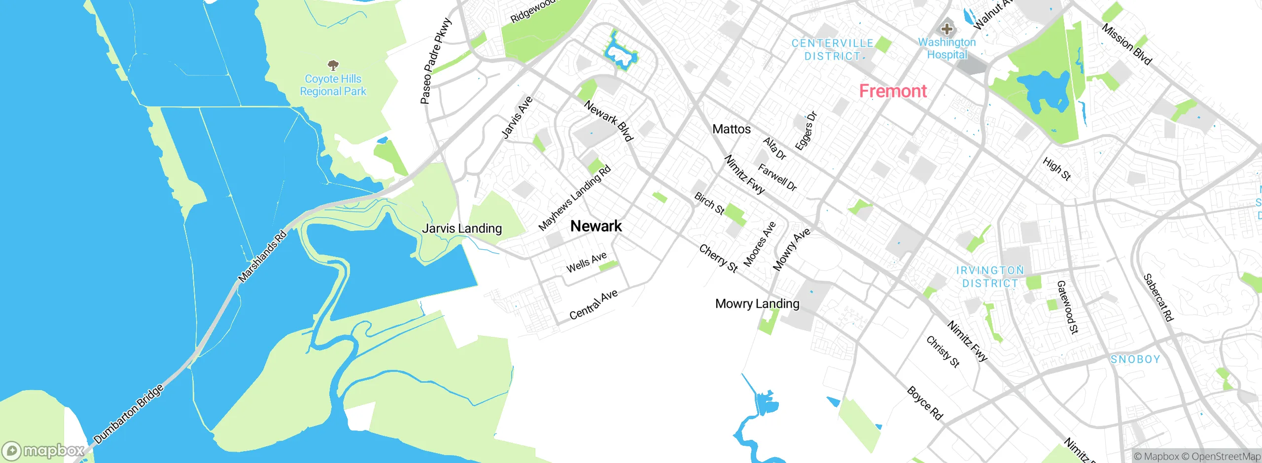 Map showing approximate location