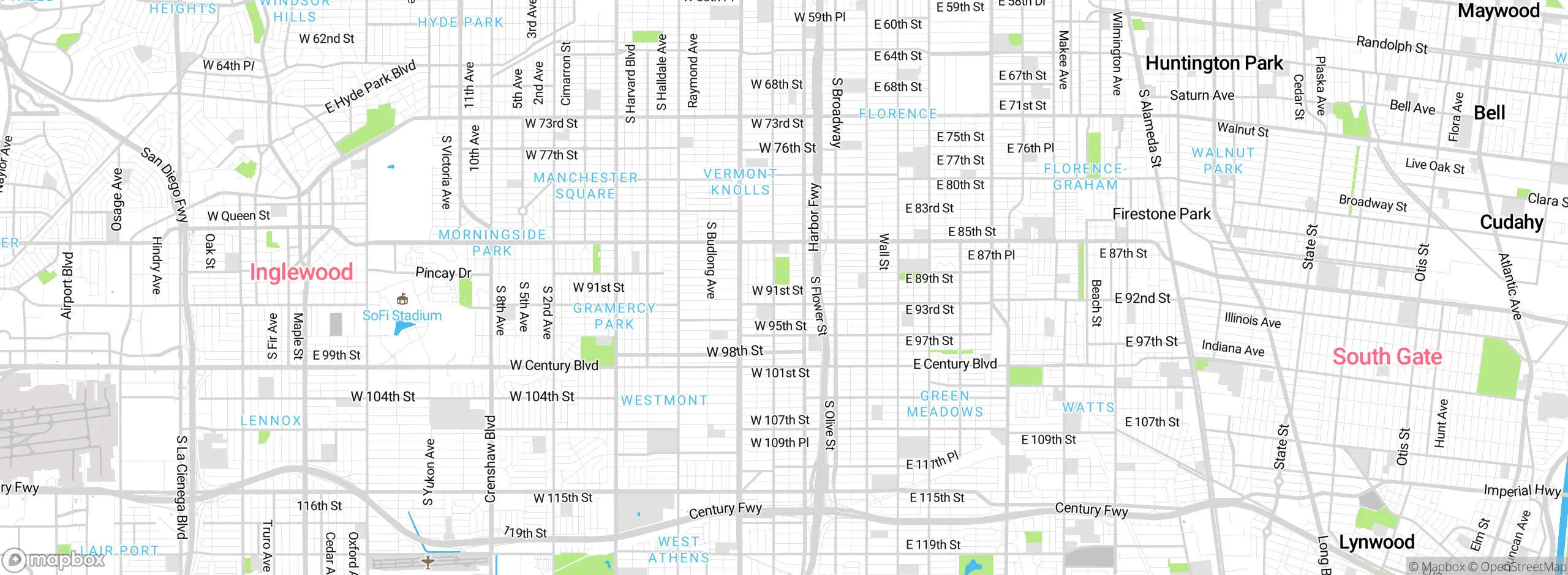 Map showing approximate location