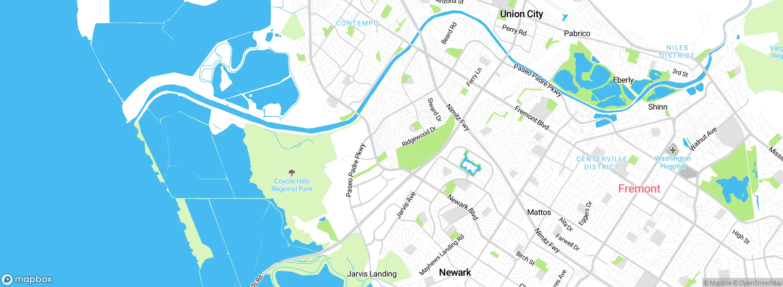 Map showing approximate location