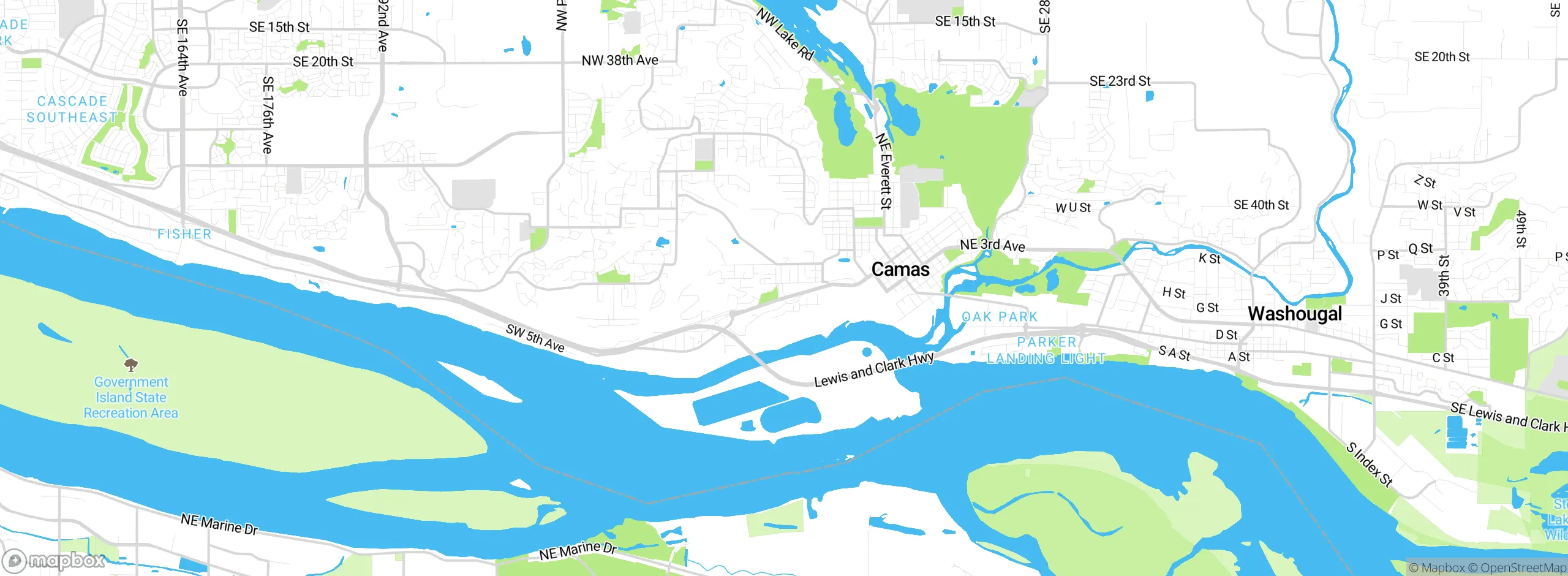 Map showing approximate location