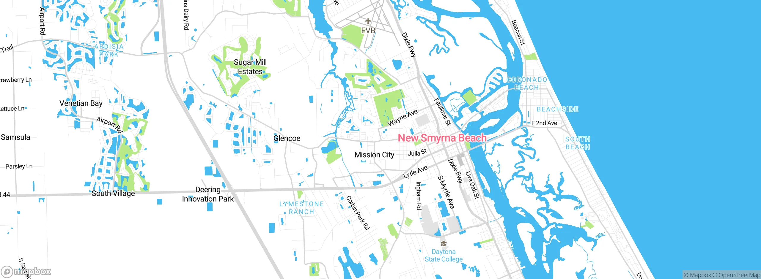 Map showing approximate location