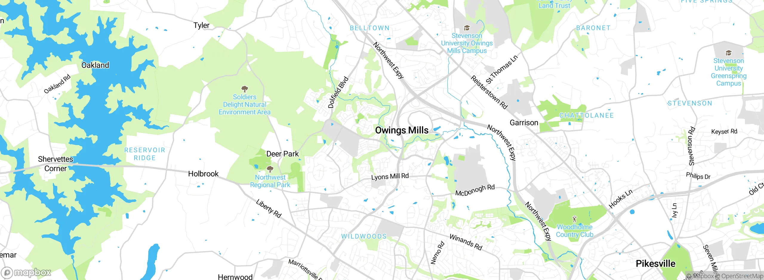 Map showing approximate location