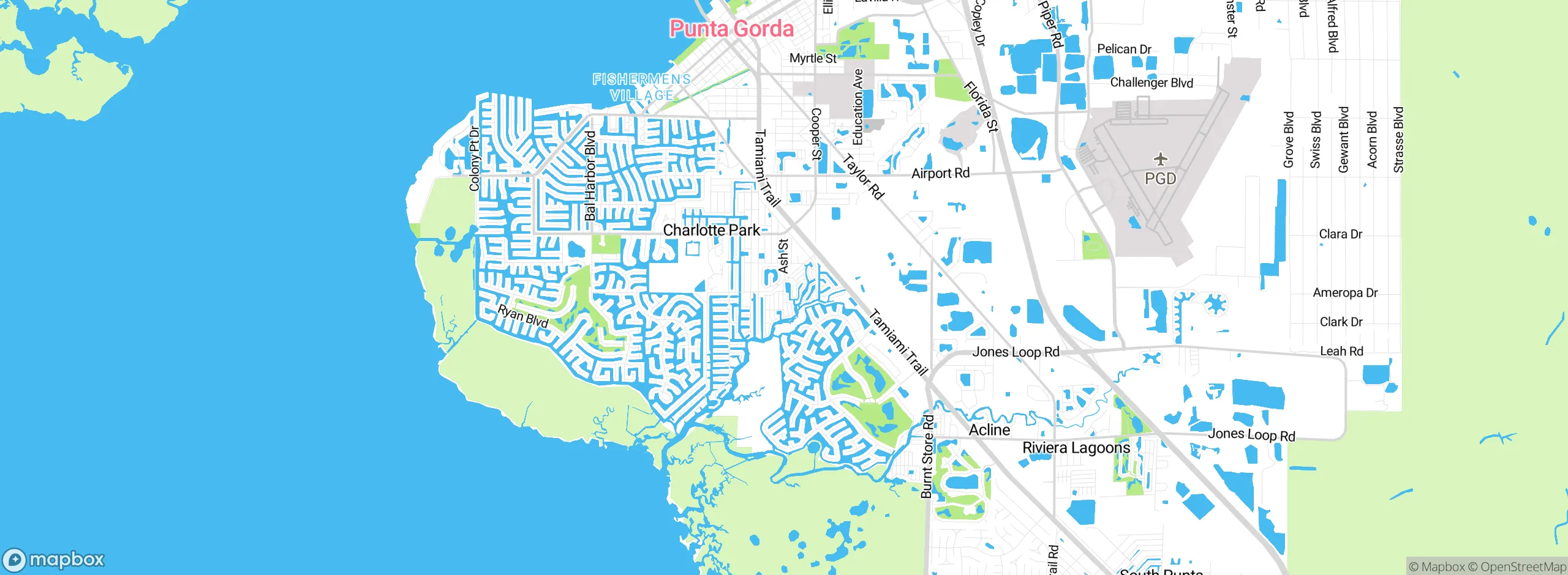 Map showing approximate location