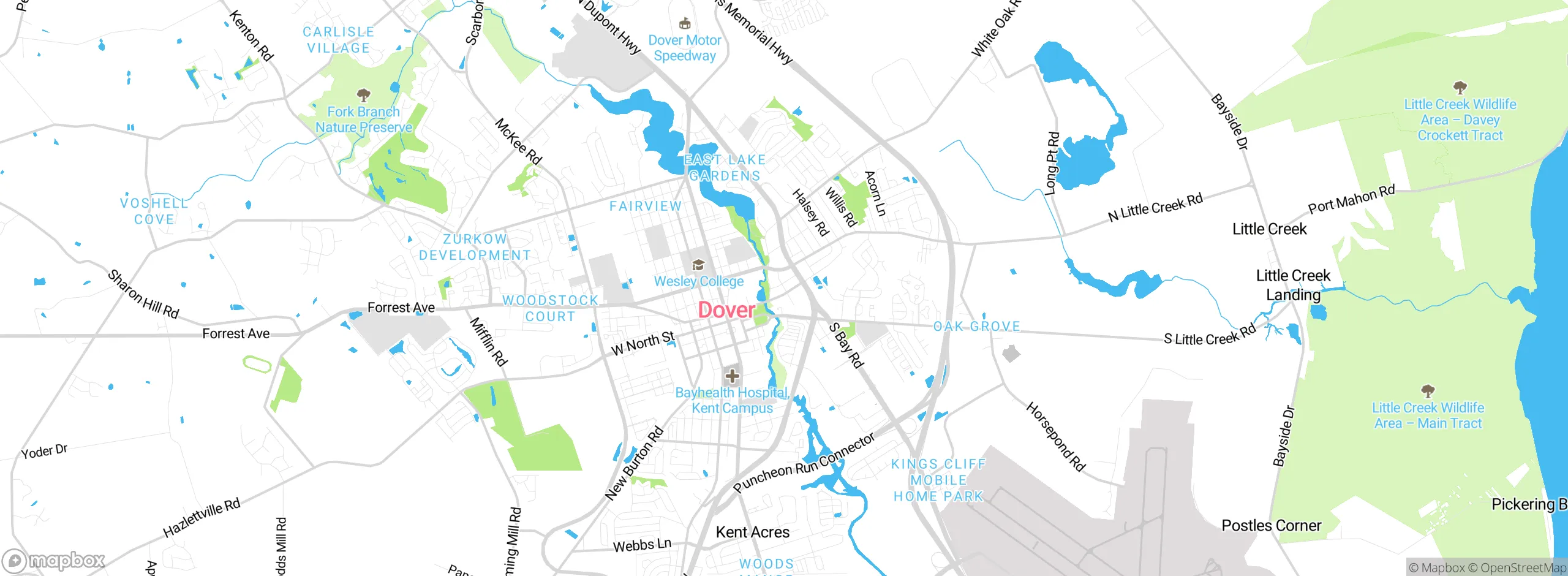 Map showing approximate location