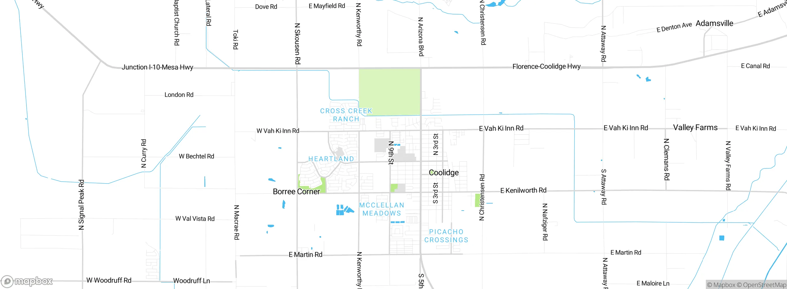 Map showing approximate location