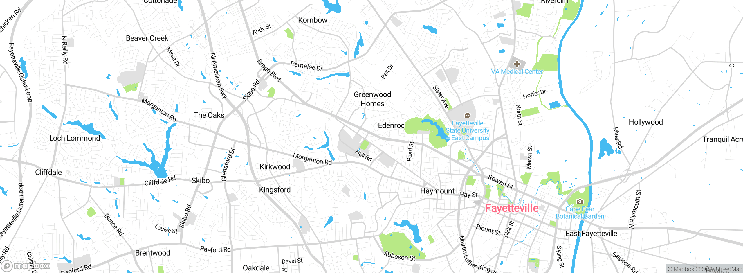 Map showing approximate location