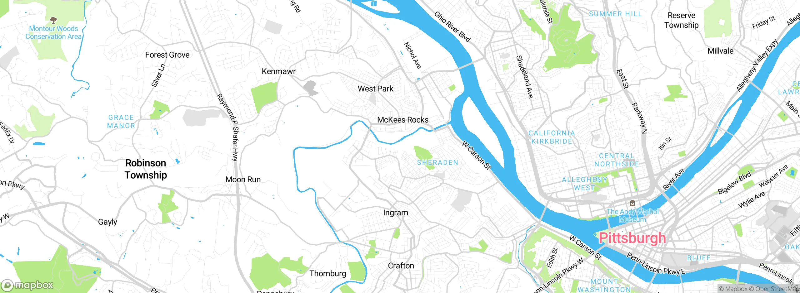 Map showing approximate location