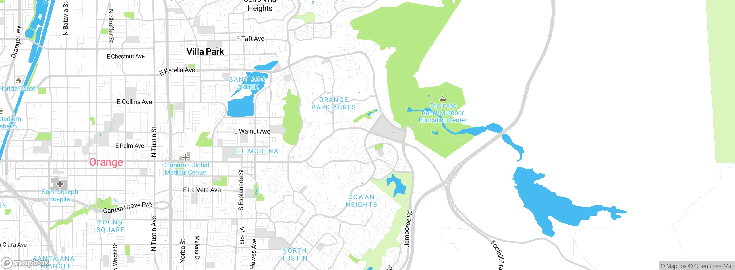 Map showing approximate location
