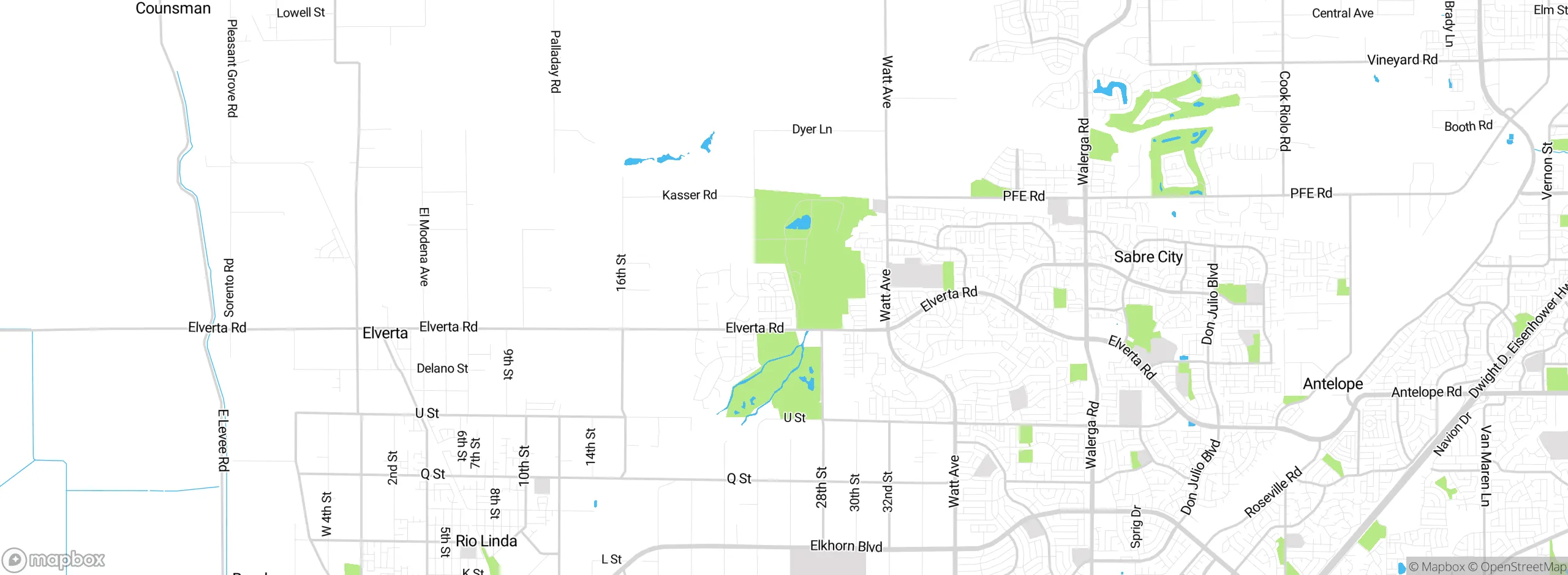 Map showing approximate location
