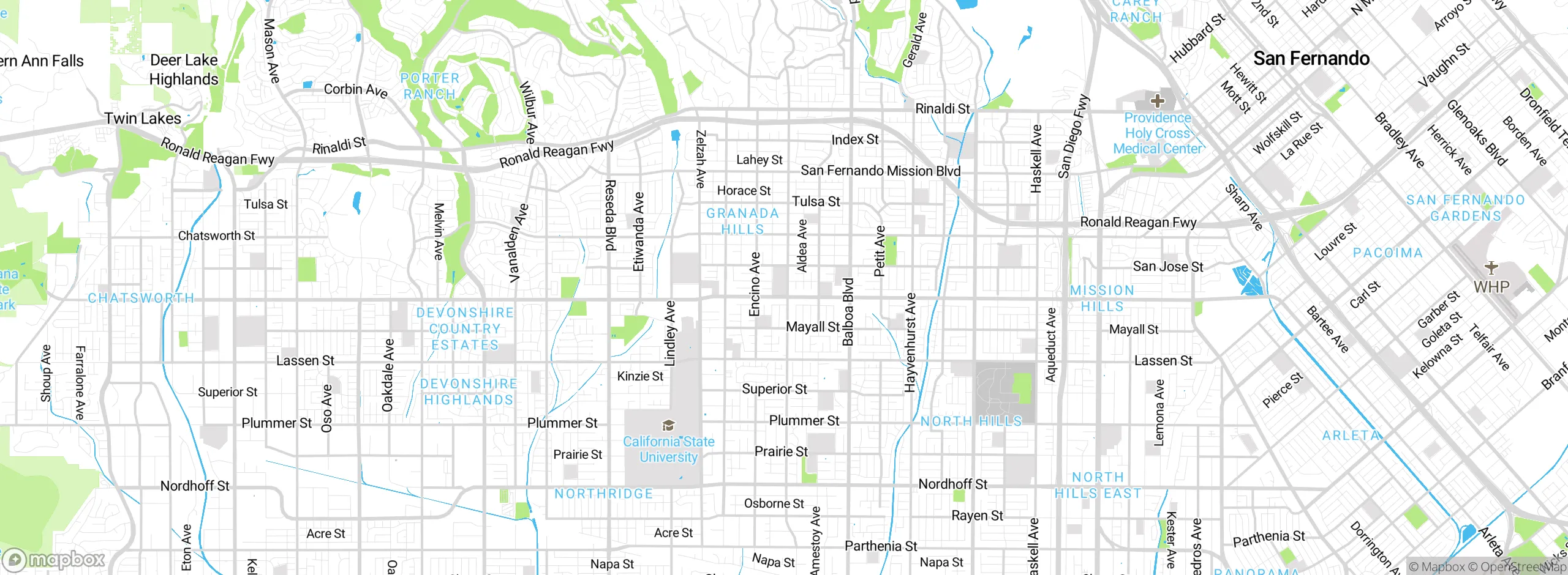 Map showing approximate location