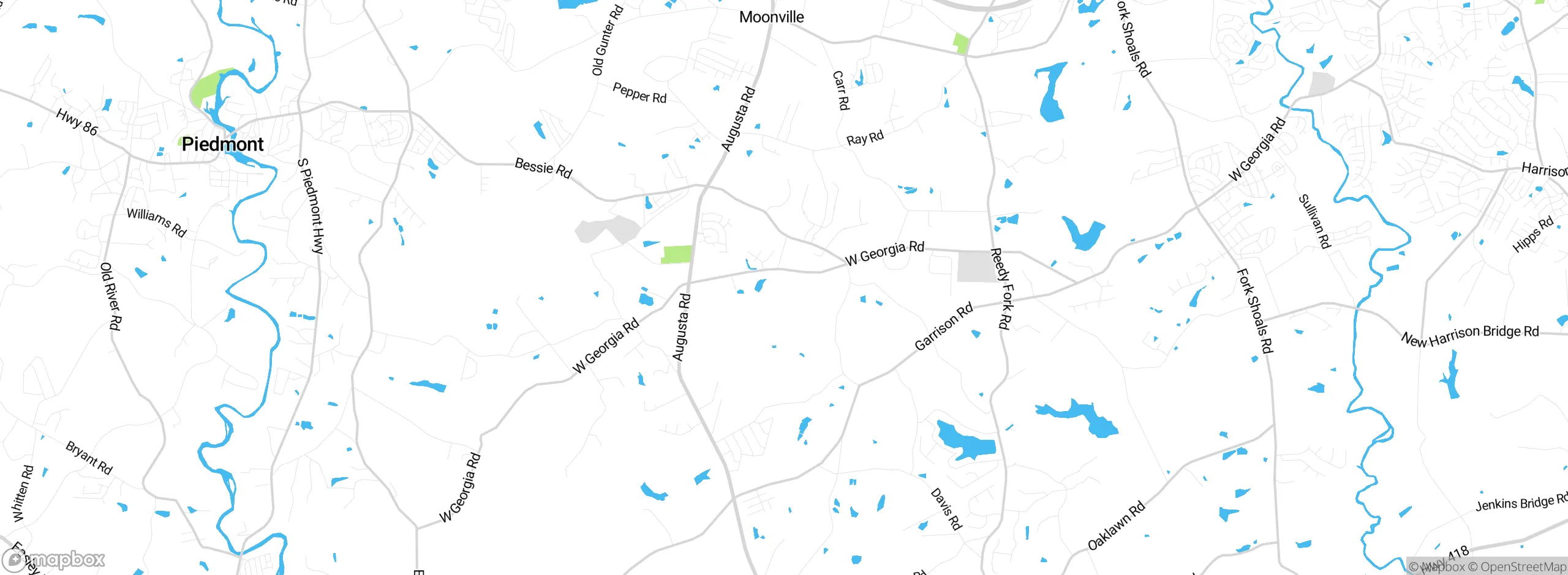 Map showing approximate location