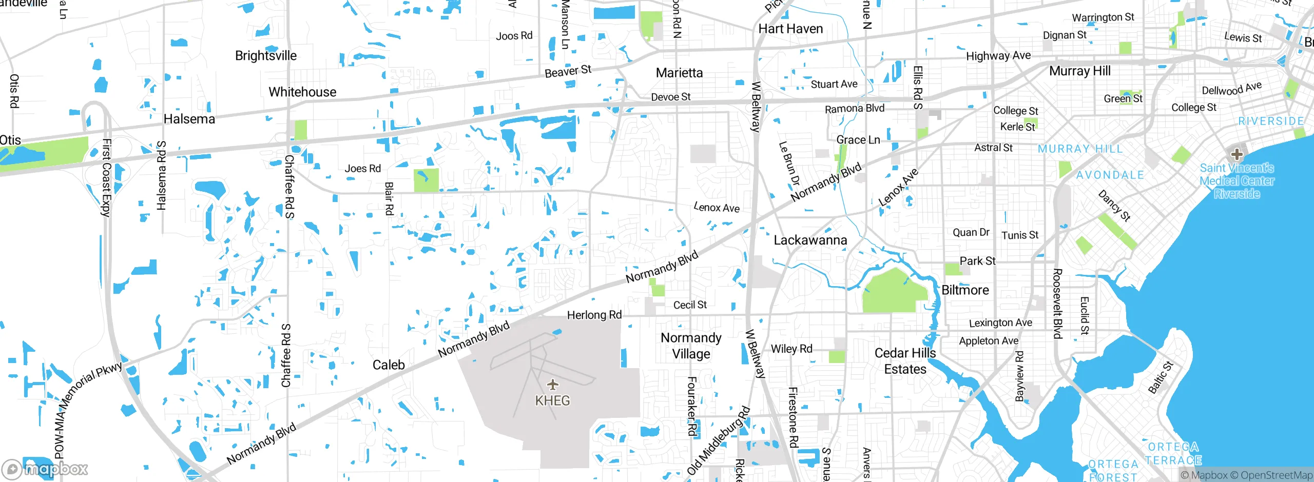 Map showing approximate location