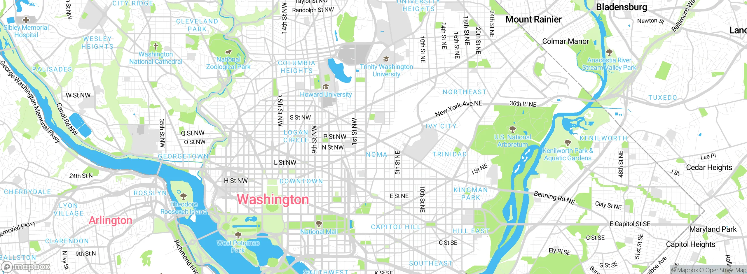 Map showing approximate location