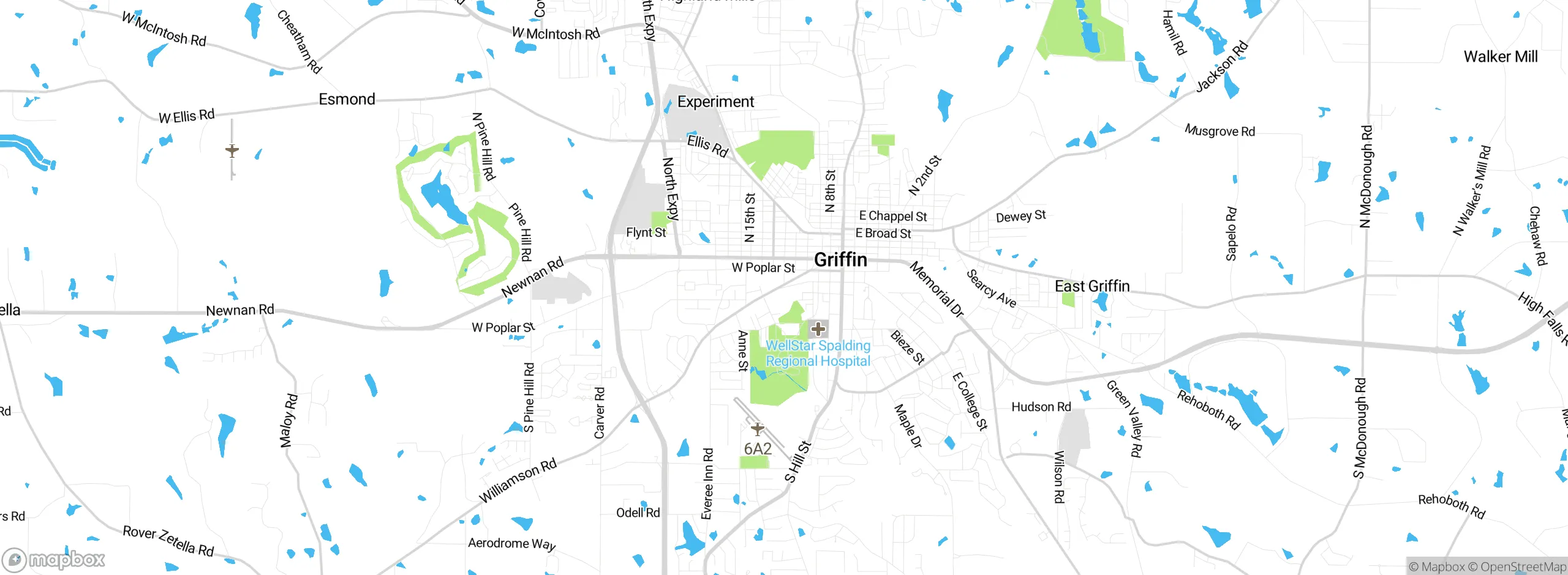 Map showing approximate location