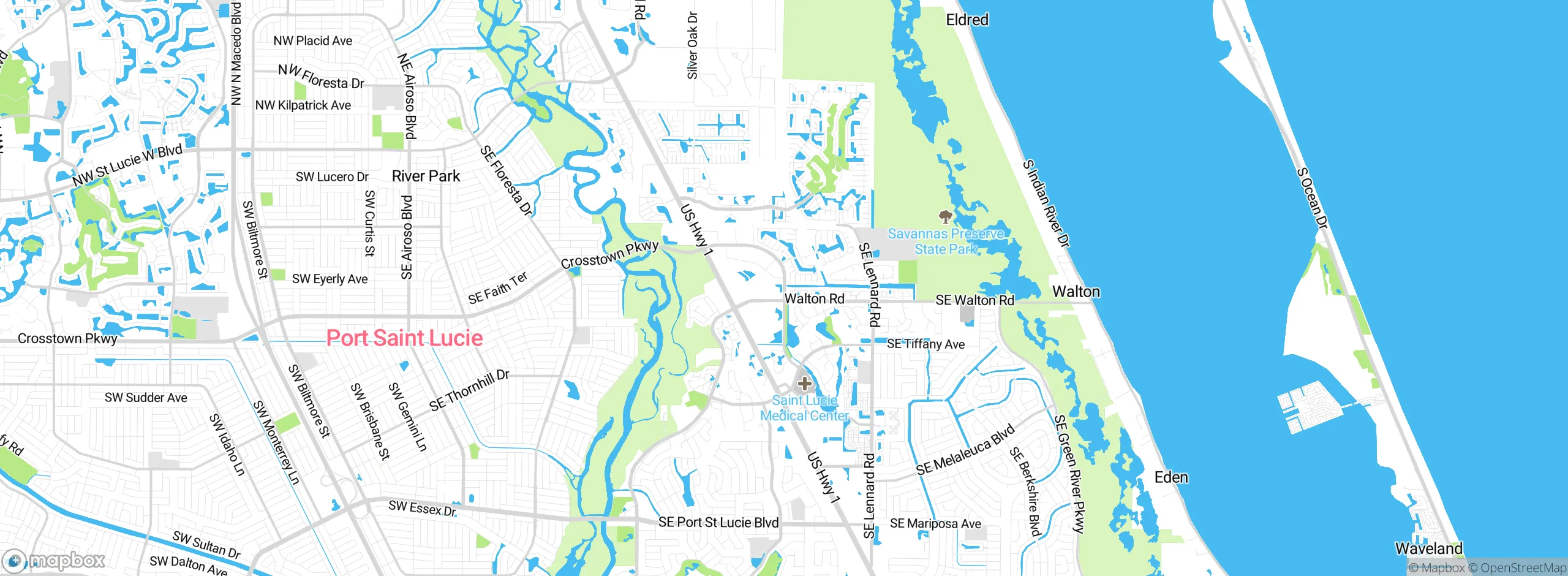 Map showing approximate location
