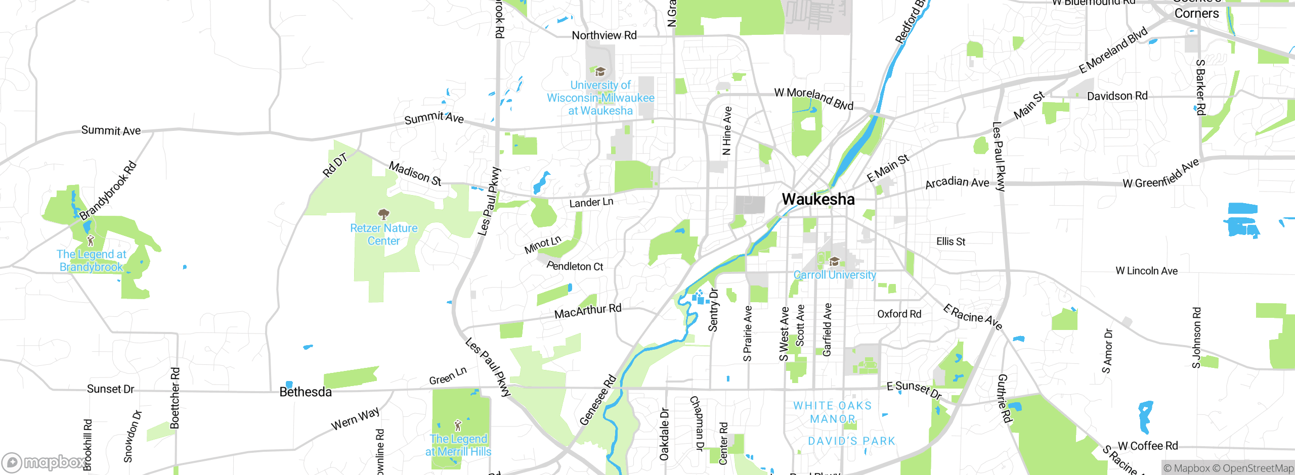 Map showing approximate location