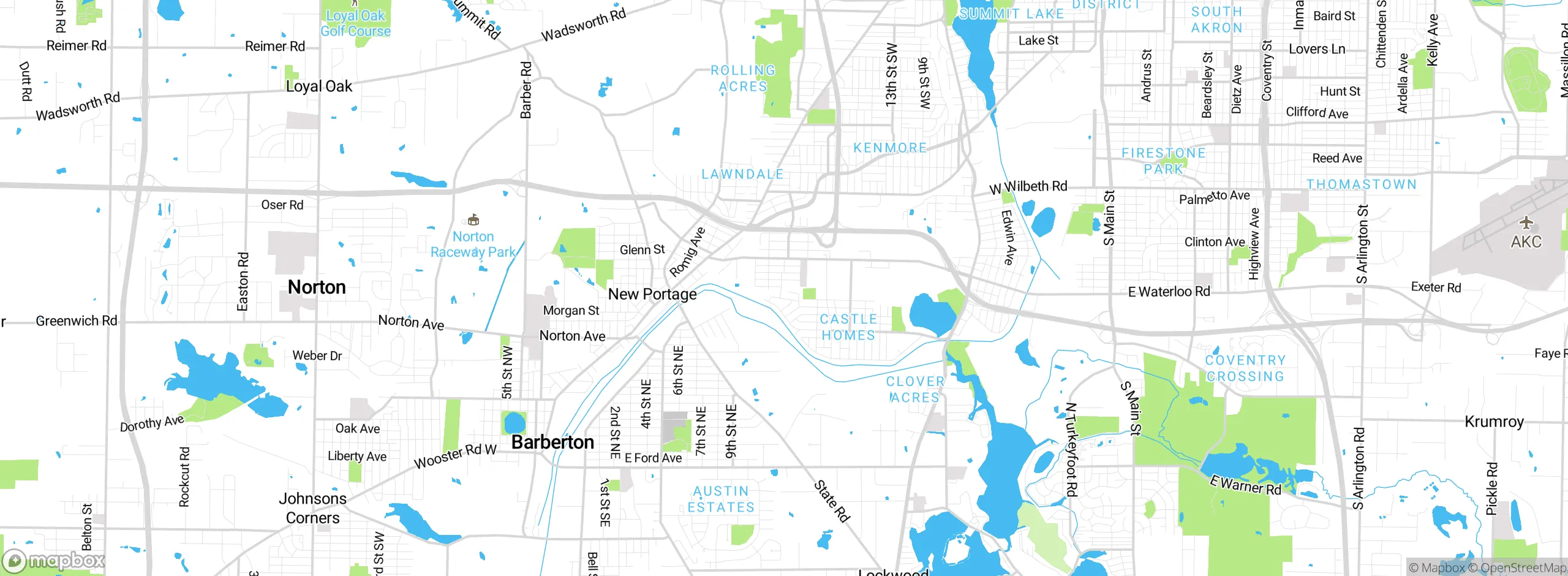 Map showing approximate location