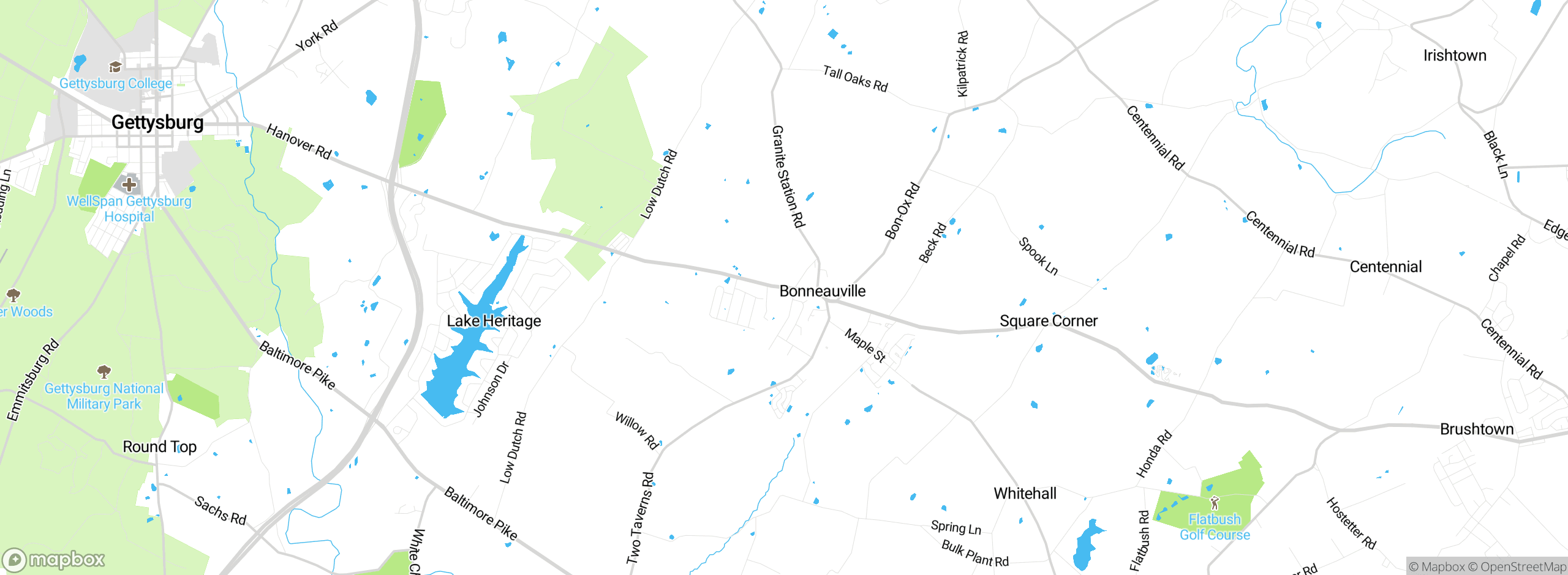 Map showing approximate location