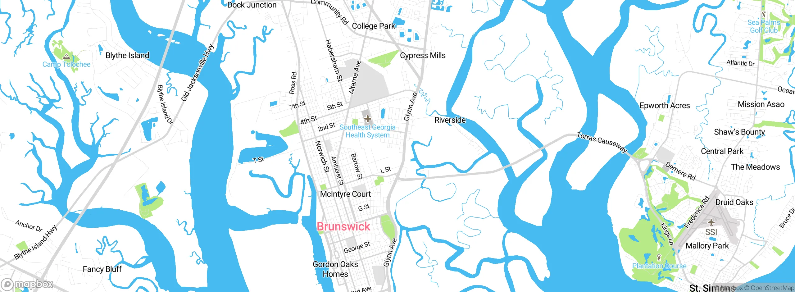 Map showing approximate location