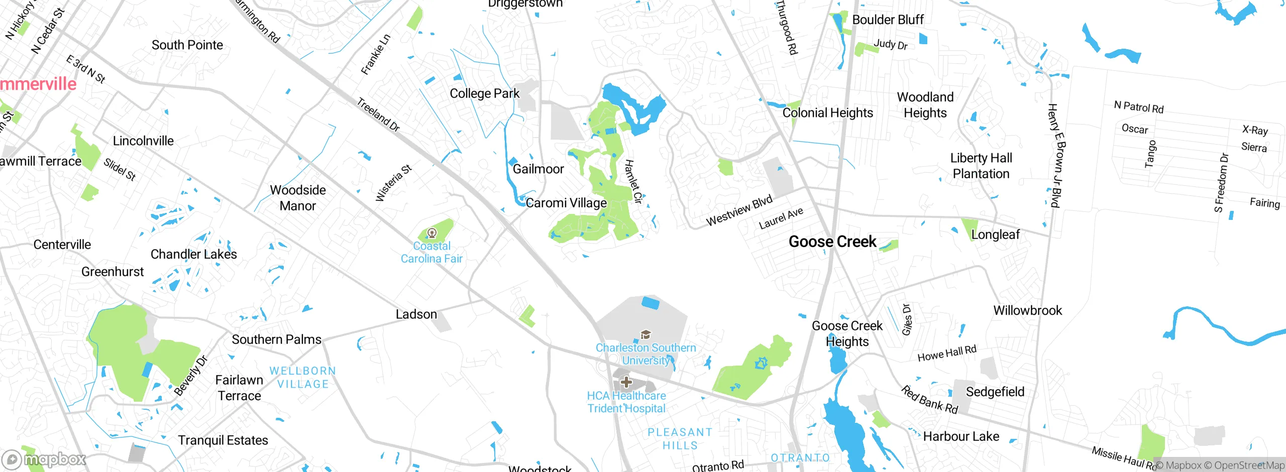 Map showing approximate location