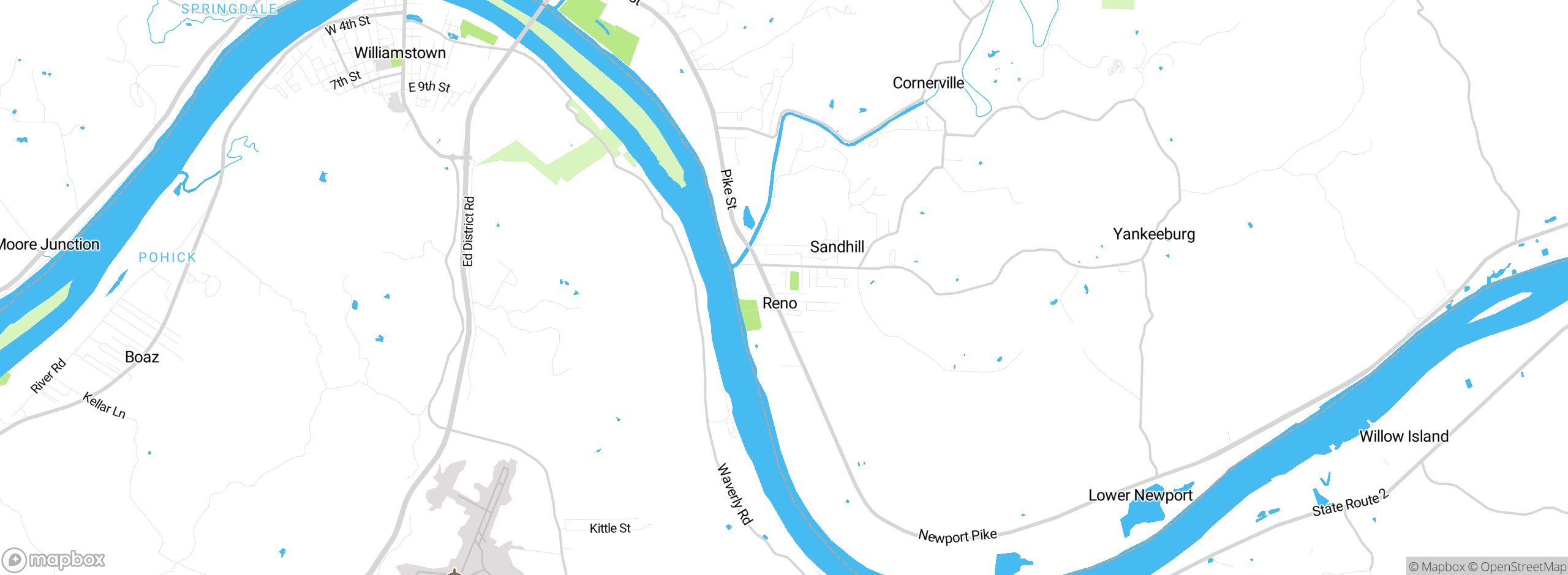 Map showing approximate location