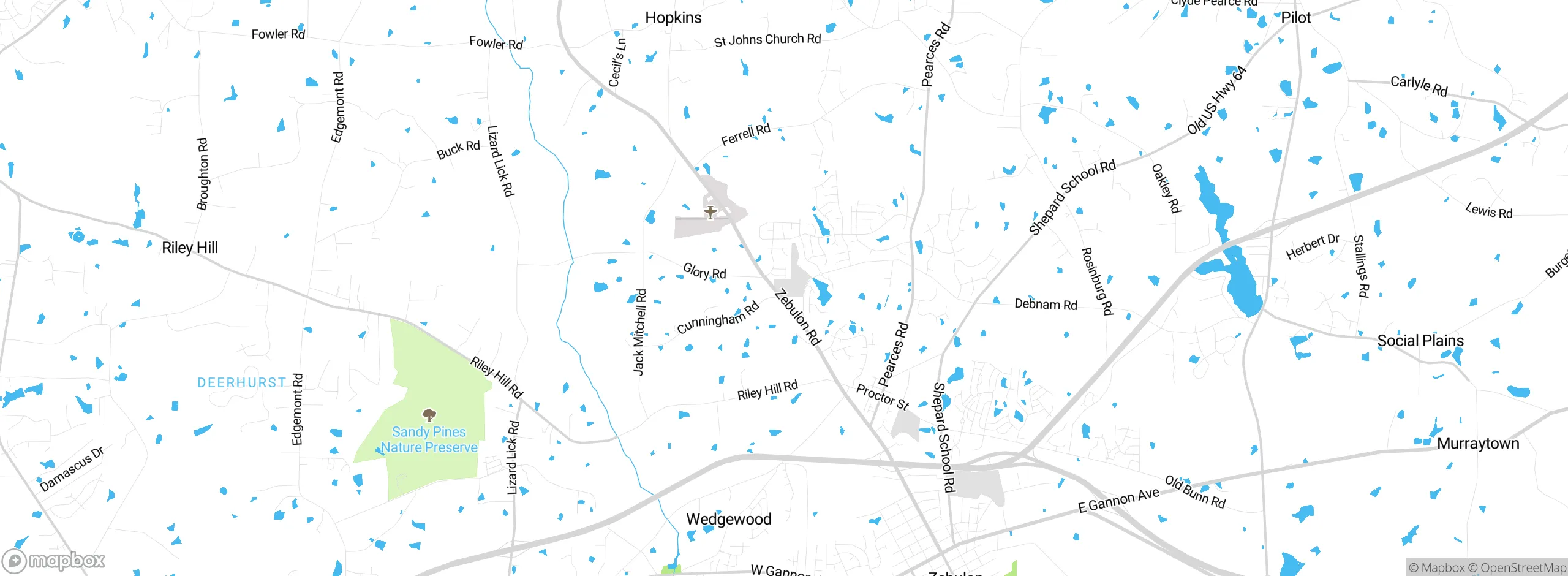 Map showing approximate location