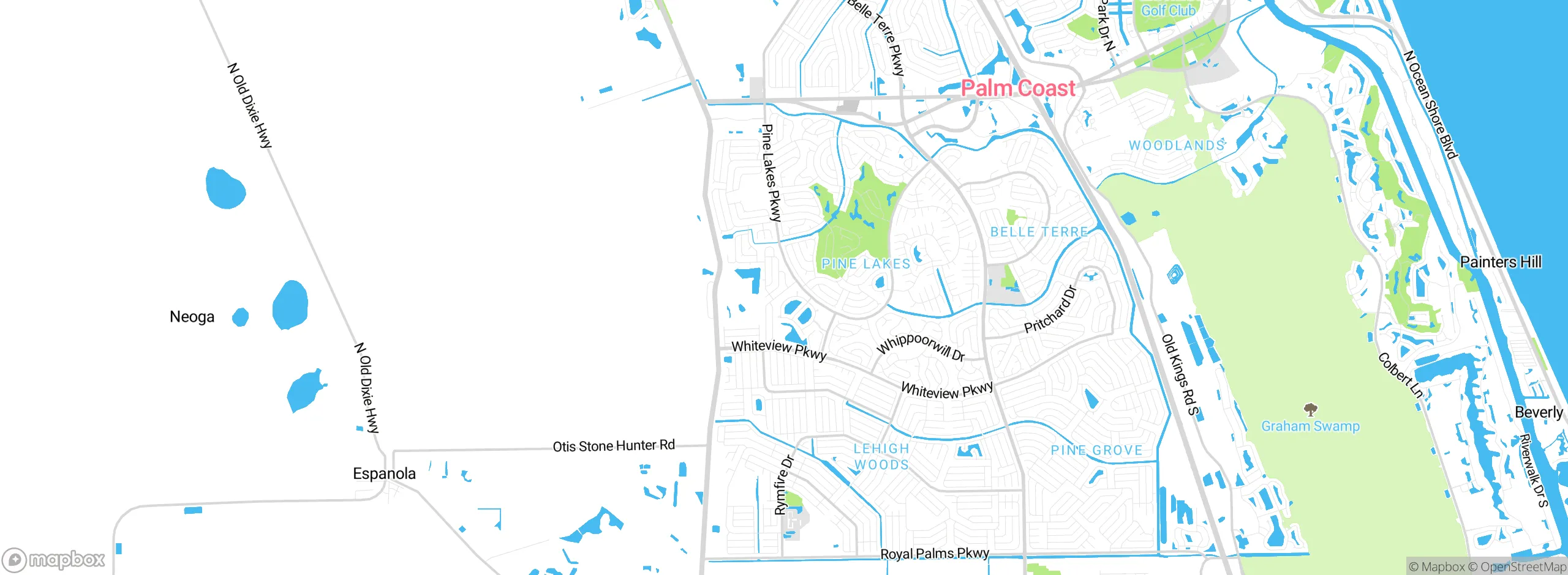 Map showing approximate location