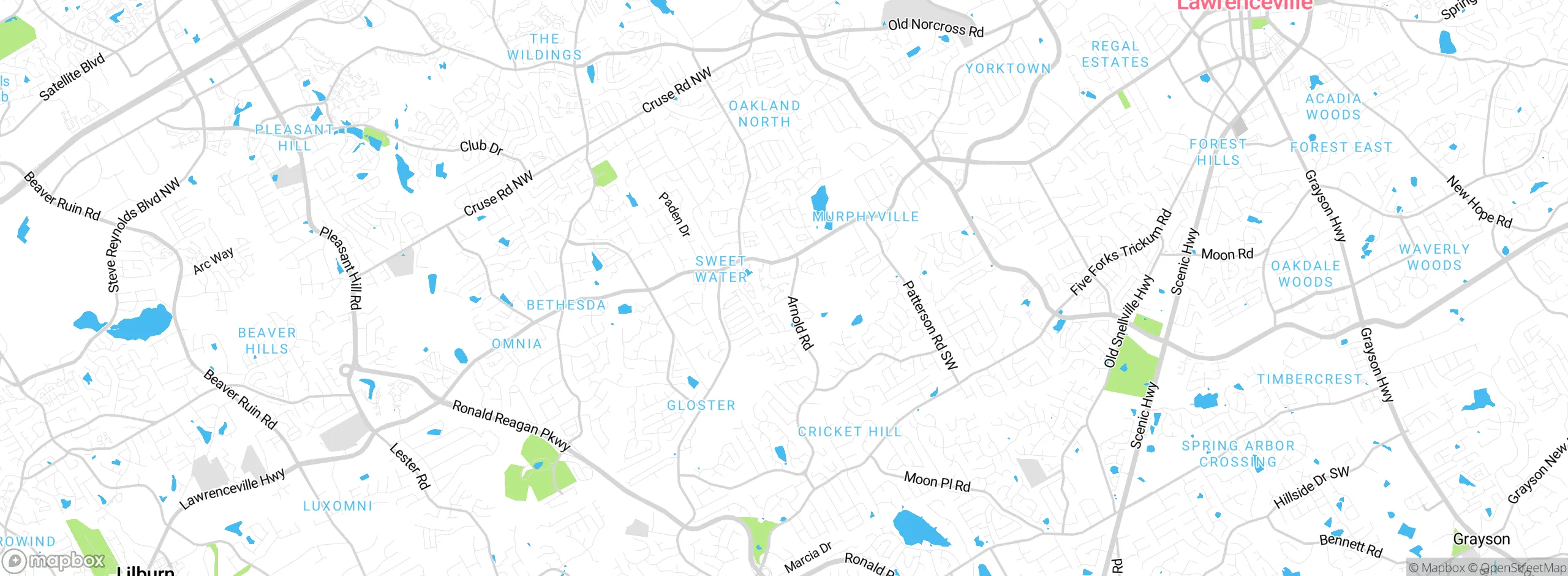 Map showing approximate location