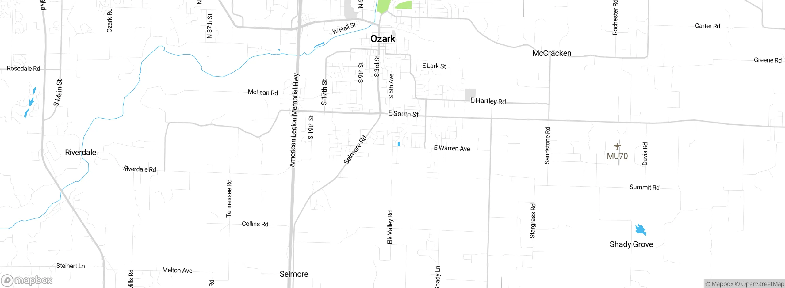 Map showing approximate location