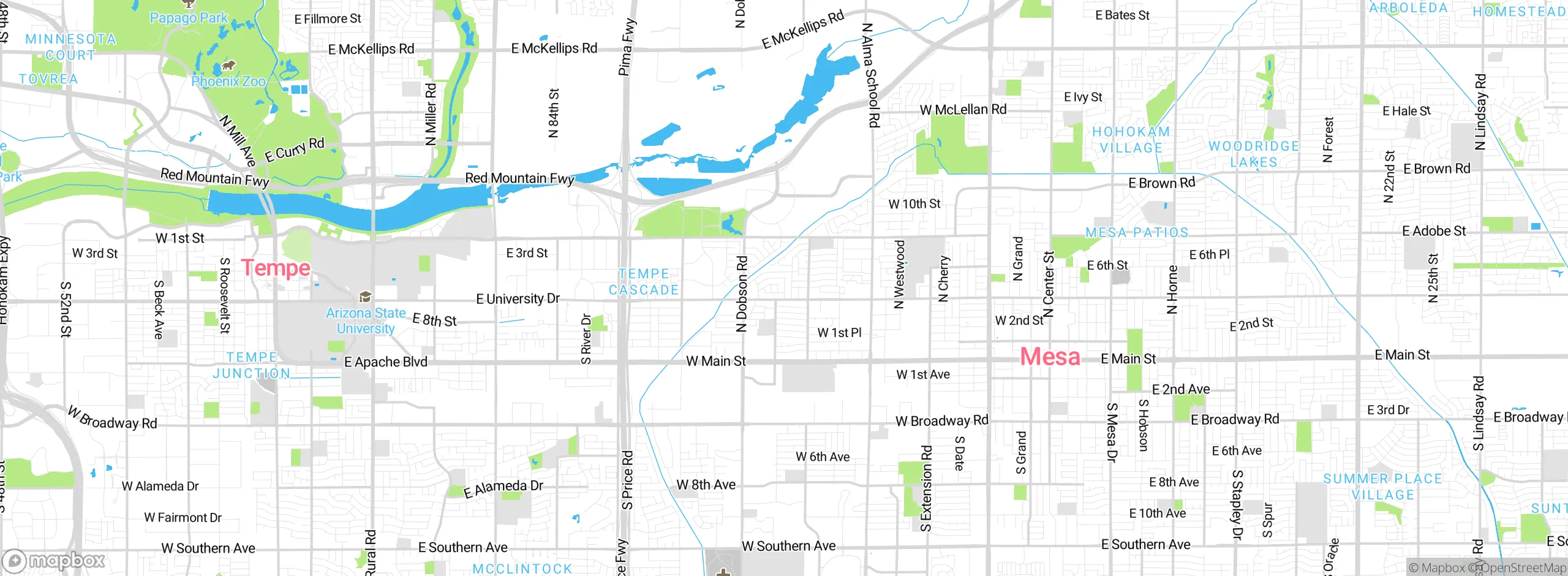 Map showing approximate location