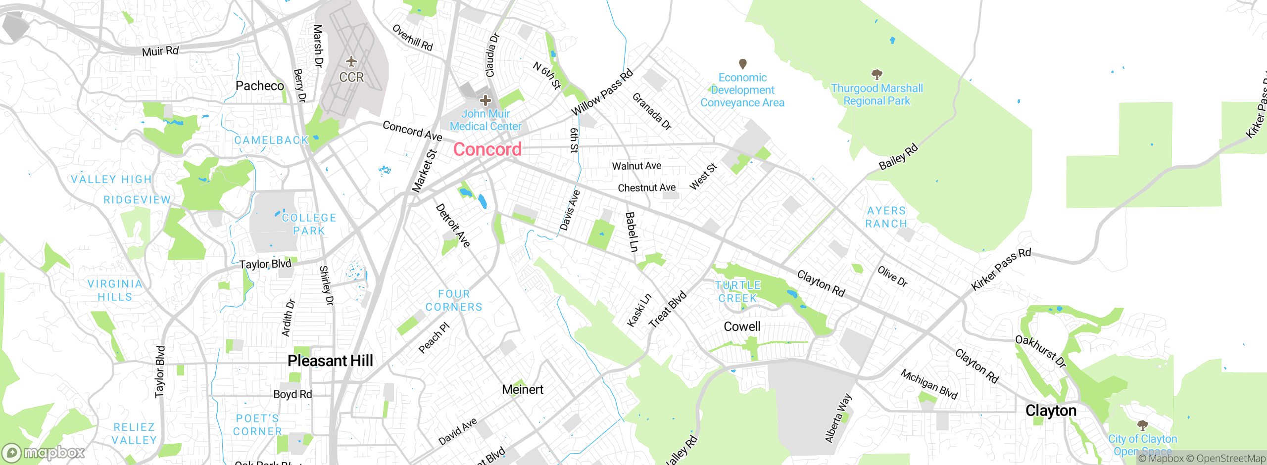 Map showing approximate location