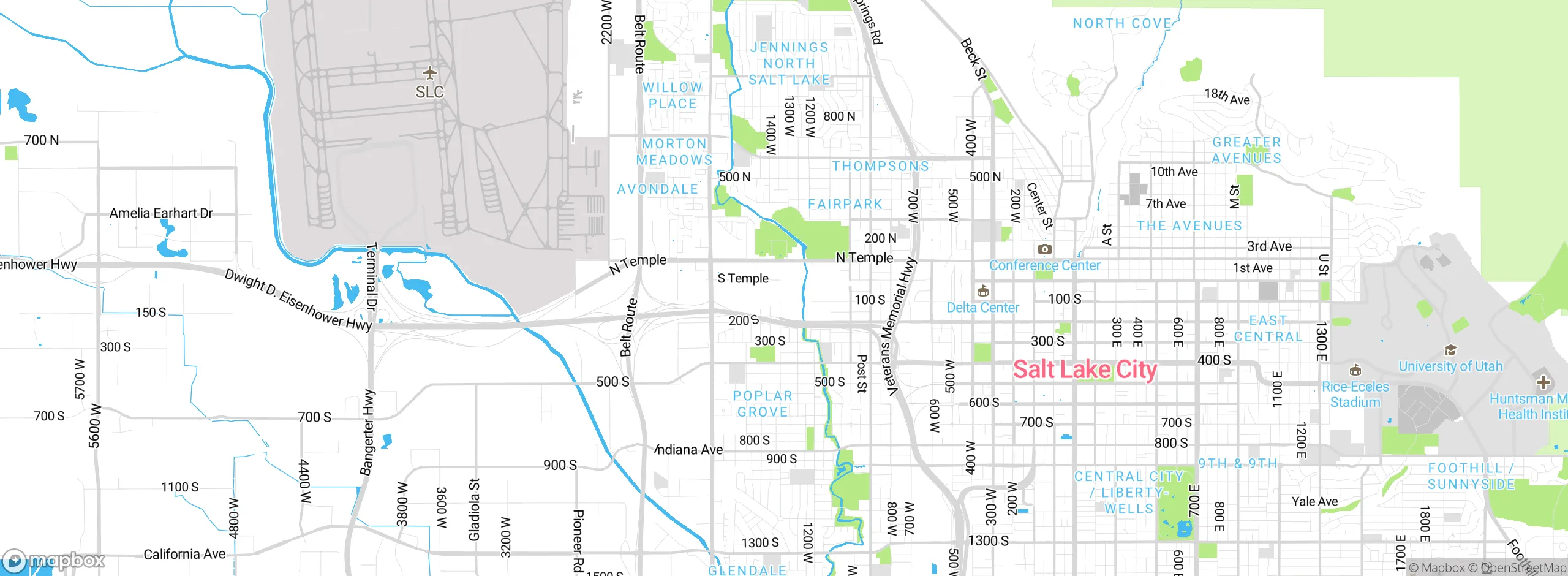 Map showing approximate location