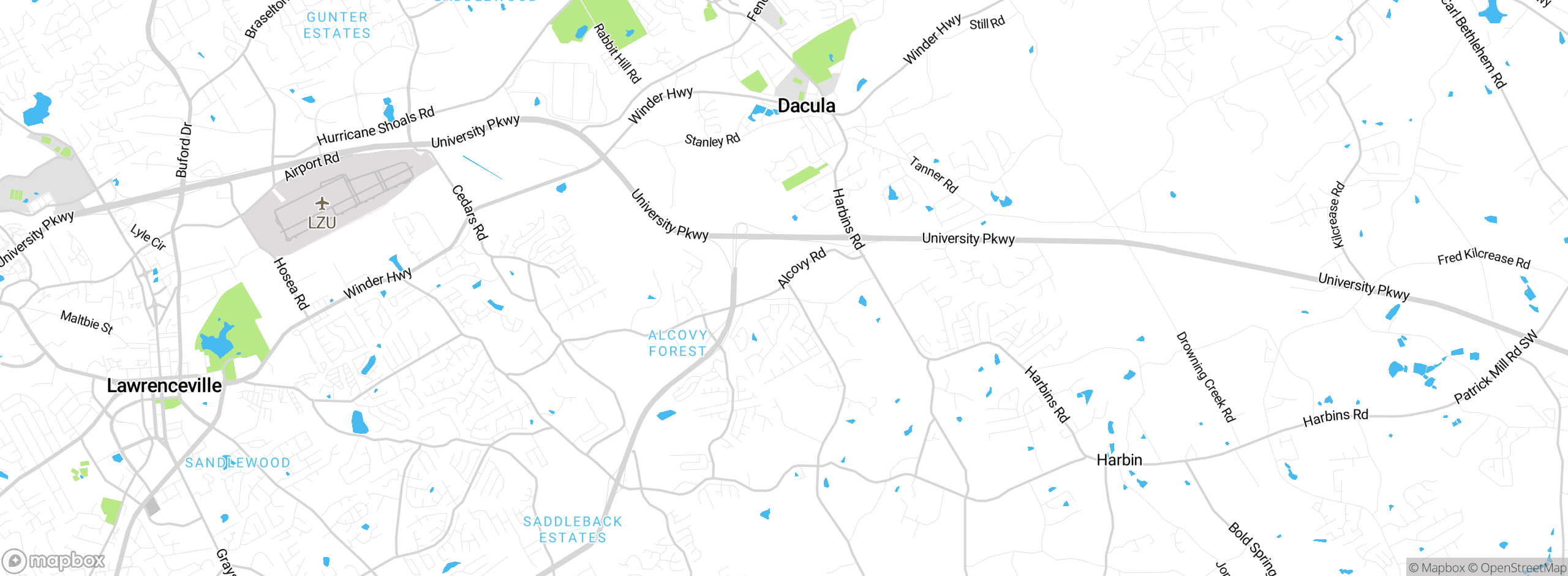 Map showing approximate location