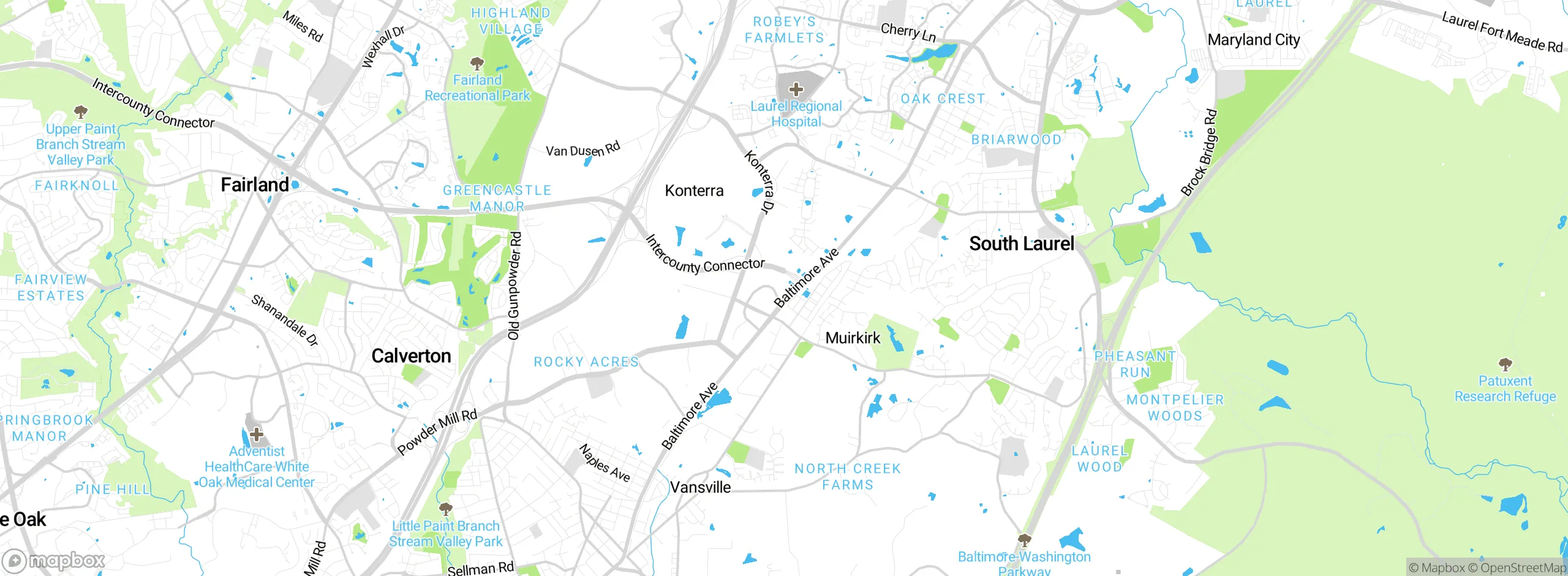 Map showing approximate location