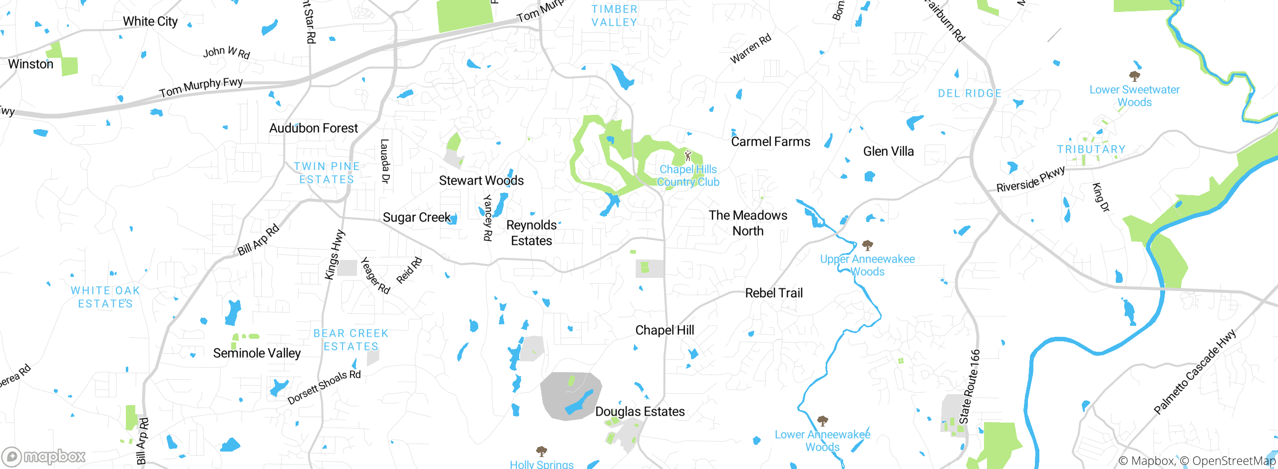 Map showing approximate location