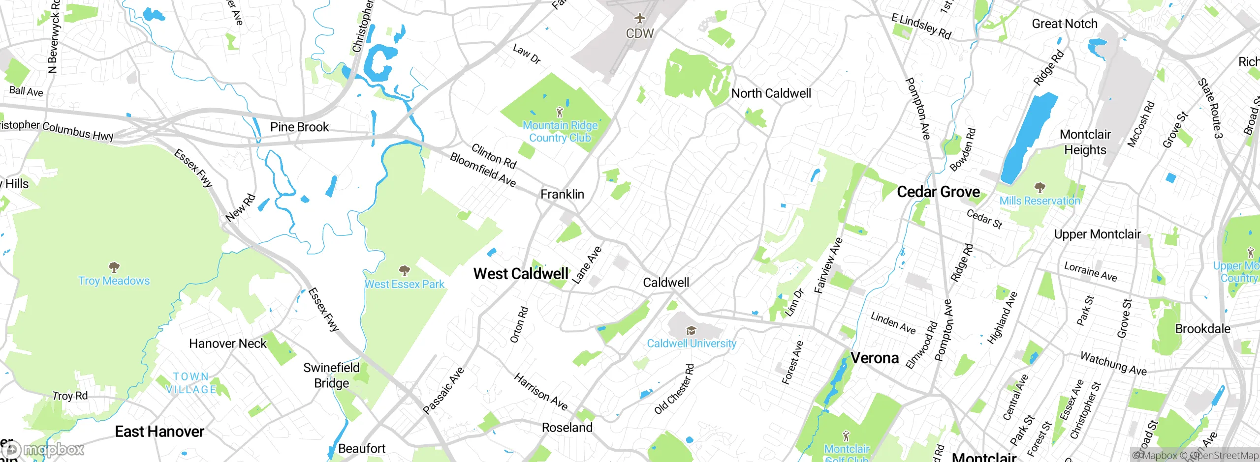 Map showing approximate location