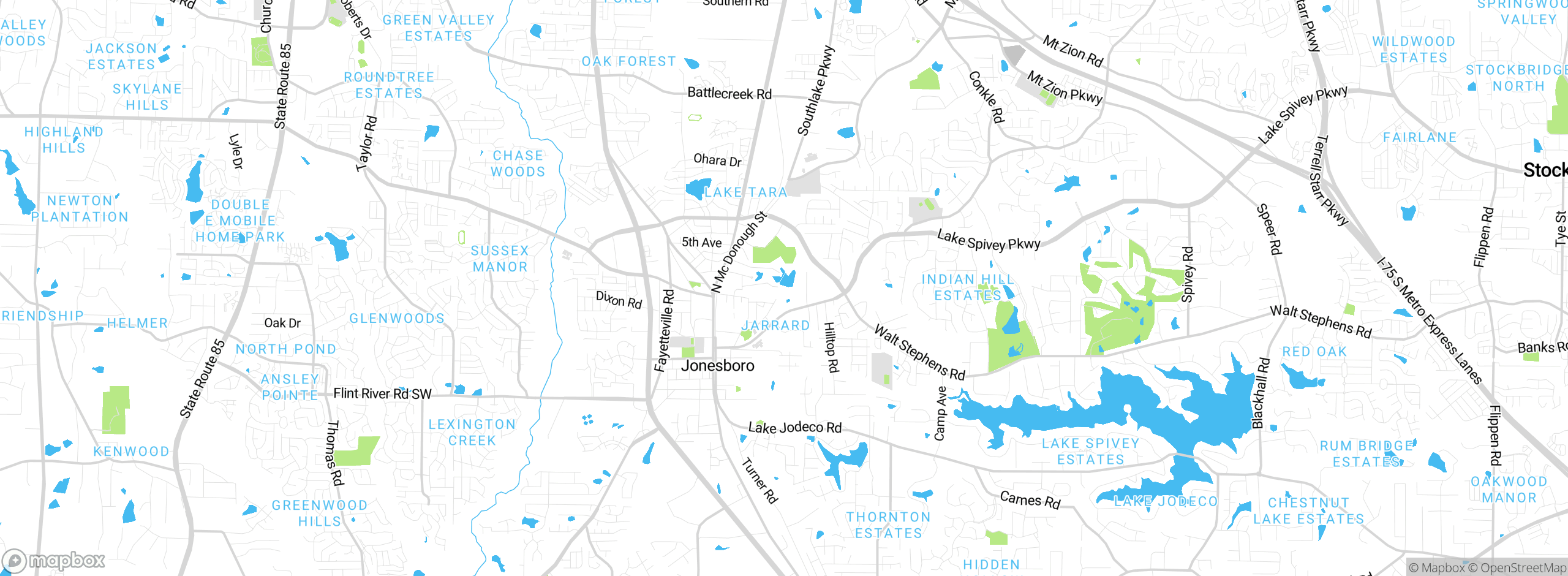 Map showing approximate location